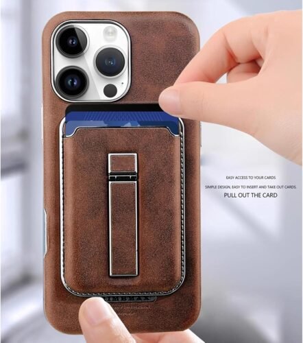 Luxury Business Magnetic Case with Built-in Wallet